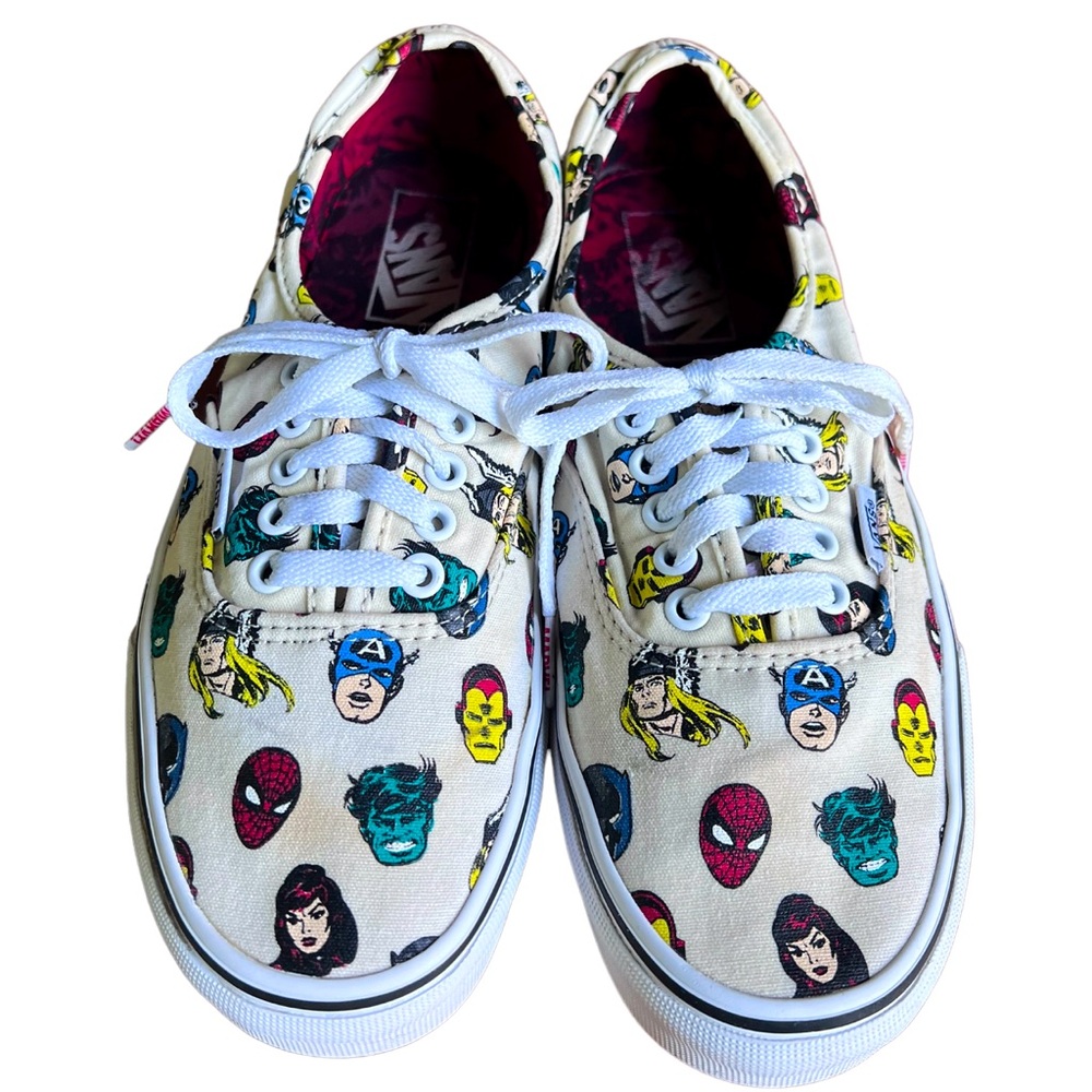 VANS Authentic Marvel Superhero Head Sneakers Men’s Size 7.5